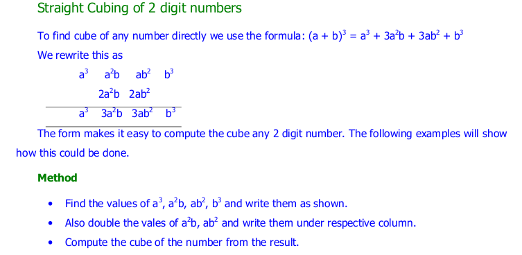 Cubing 2 digit number